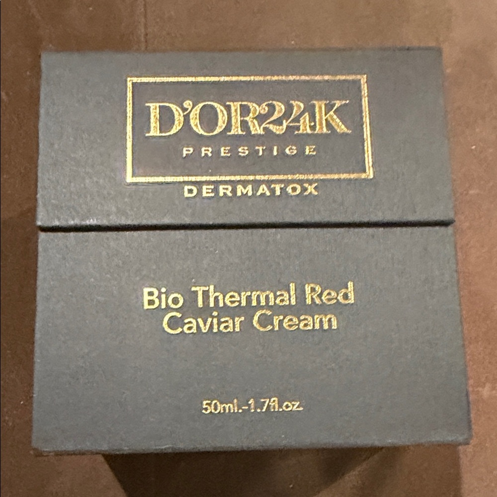 D'OR24K Bio Thermal Red Caviar Cream - Black and Gold